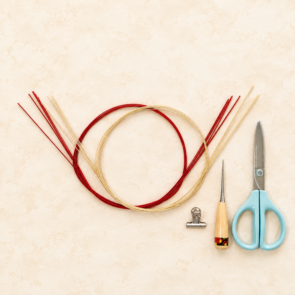 New Year Celebration Kit: Crane Wrap & Mizuhiki Bloom (Jan. 2027)