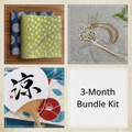 3-Month Bundle Kit（Orikata /Mizuhiki /calligraphy）